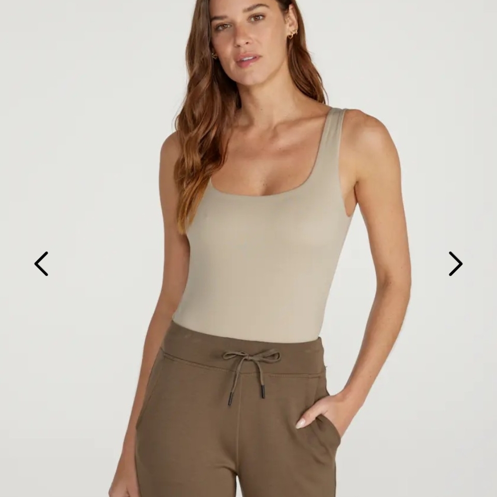 BYLT Basics Women's Taupe Bodysuit